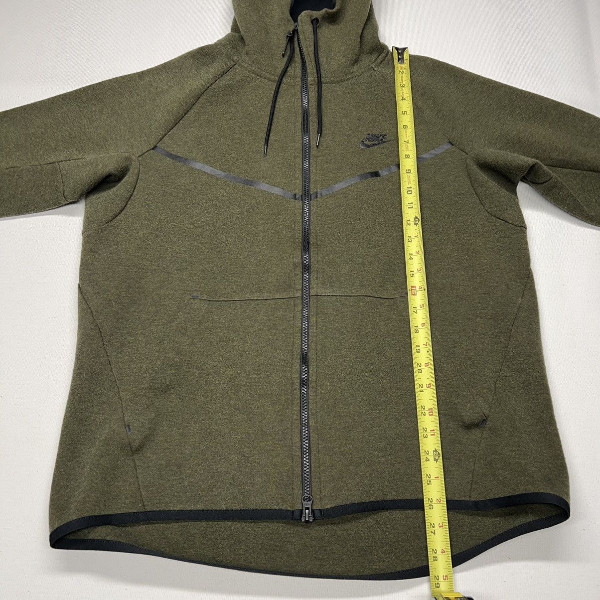 Nike Nike Tech Fleece Sweatshirt Hoodie Olive Green Pine Full Zip Size US L / EU 52-54 / 3 - 17 Thumbnail