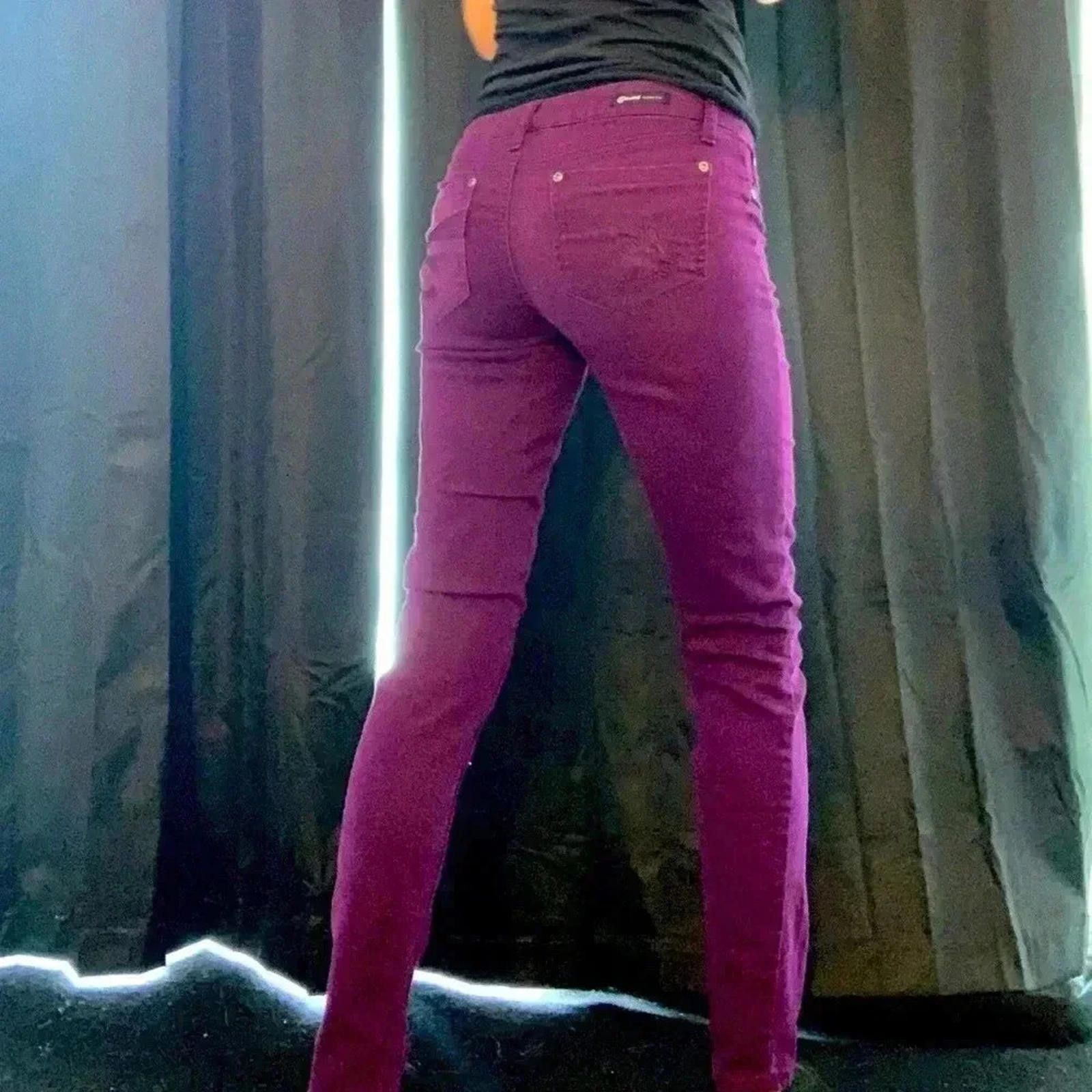 Designer Rewash purple pants Size 26" / US 2 / IT 38 - 2 Thumbnail