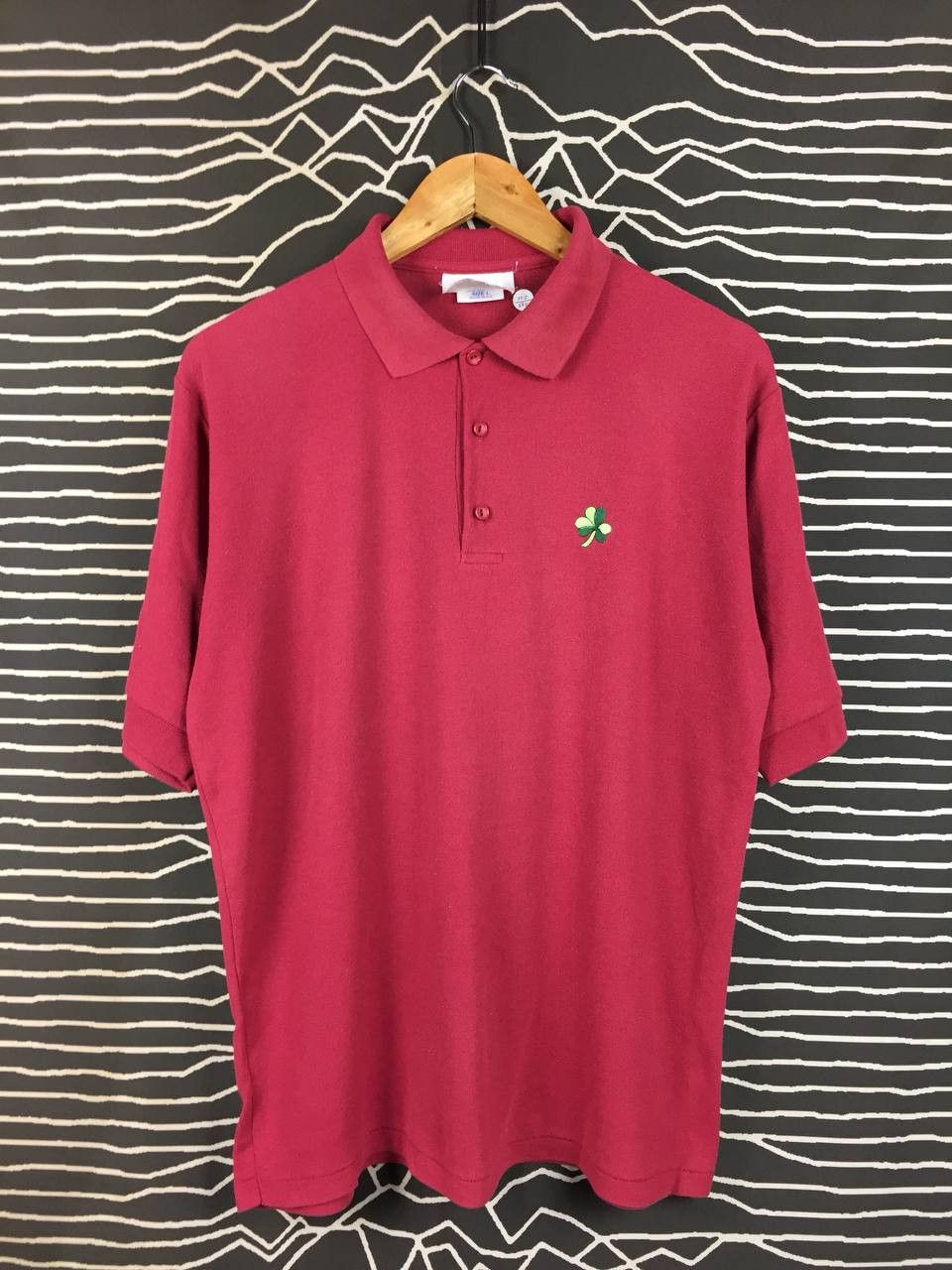 Vintage Vtg Toye, Kenning & Spencer Clover Shamrock Logo Polo Shirt Size US L / EU 52-54 / 3 - 1 Thumbnail