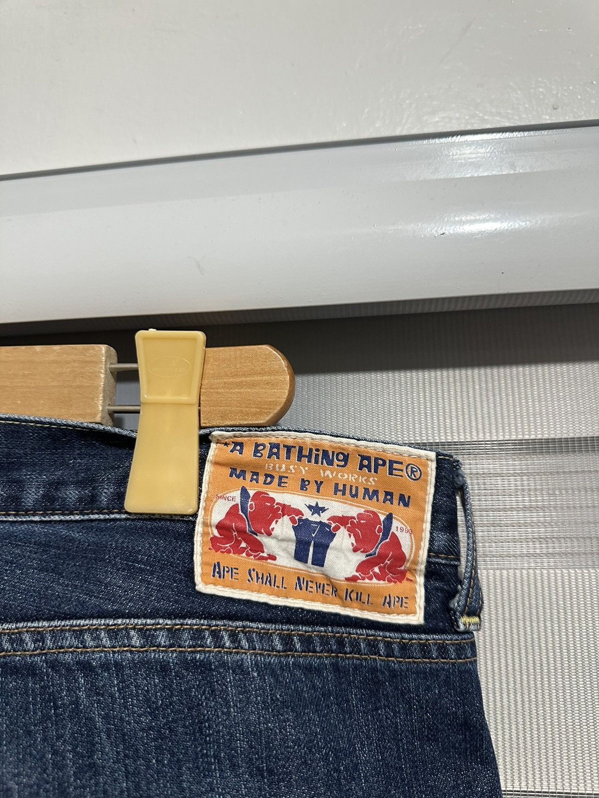 Bape A Bathing Ape Made by Human Denim Pants Size US 34 / EU 50 - 5 Thumbnail
