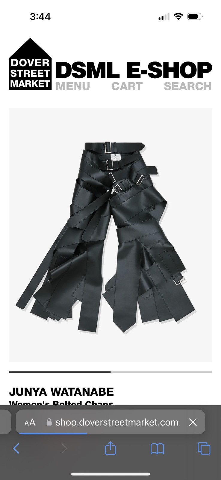 Junya Watanabe JUNYA A/W 24 Leather Chaps Size 26" / US 2 / IT 38 - 4 Thumbnail