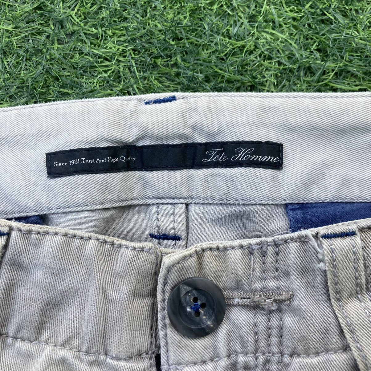 If Six Was Nine × Issey Miyake × Tete Homme DISTRESSED ISSEY MIYAKE TETE HOMME CARGO PANTS Size US 31 - 4 Thumbnail