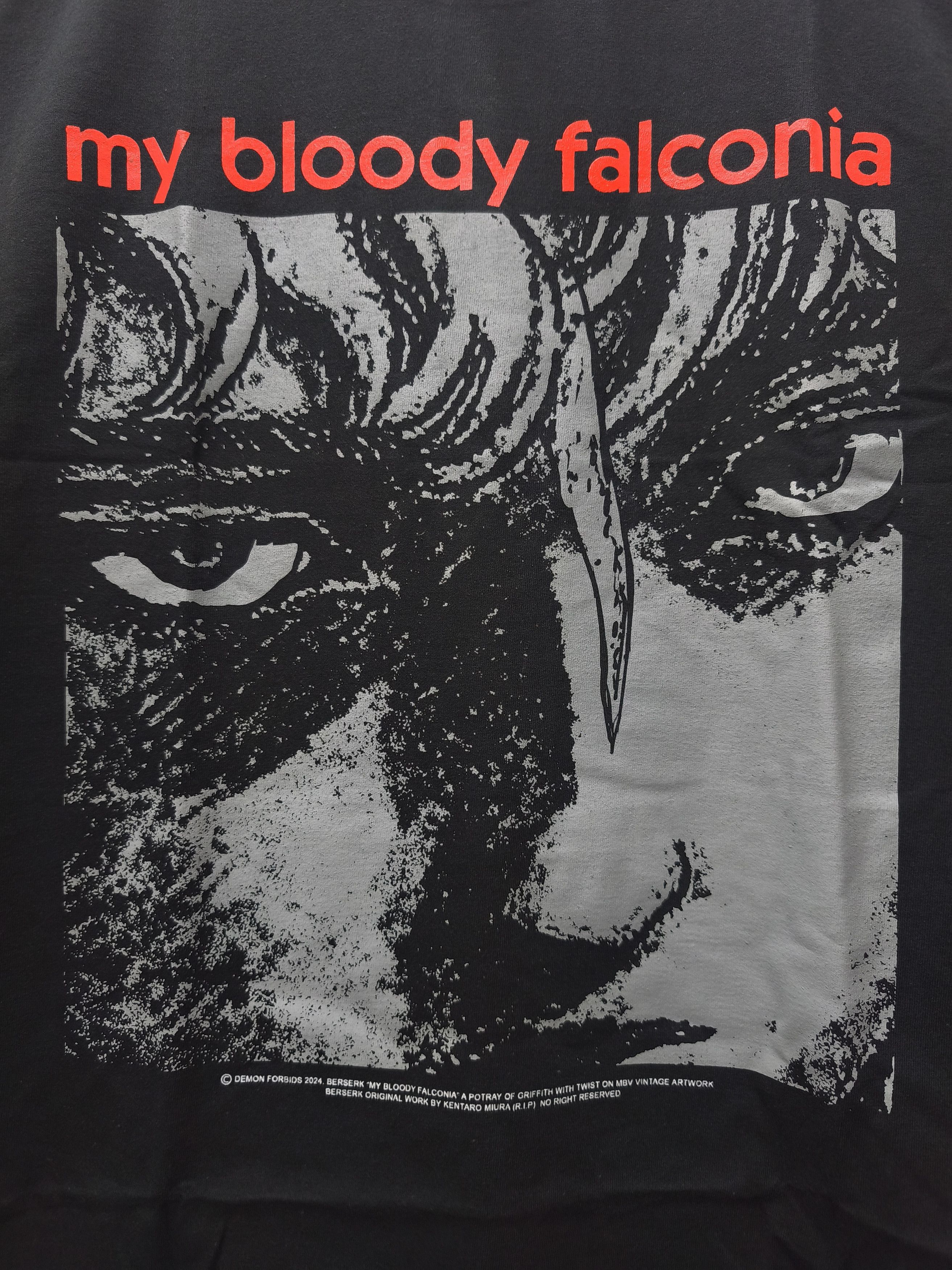 Anime Berserk My Bloody Falconia T-shirt Size US XL / EU 56 / 4 - 2 Thumbnail