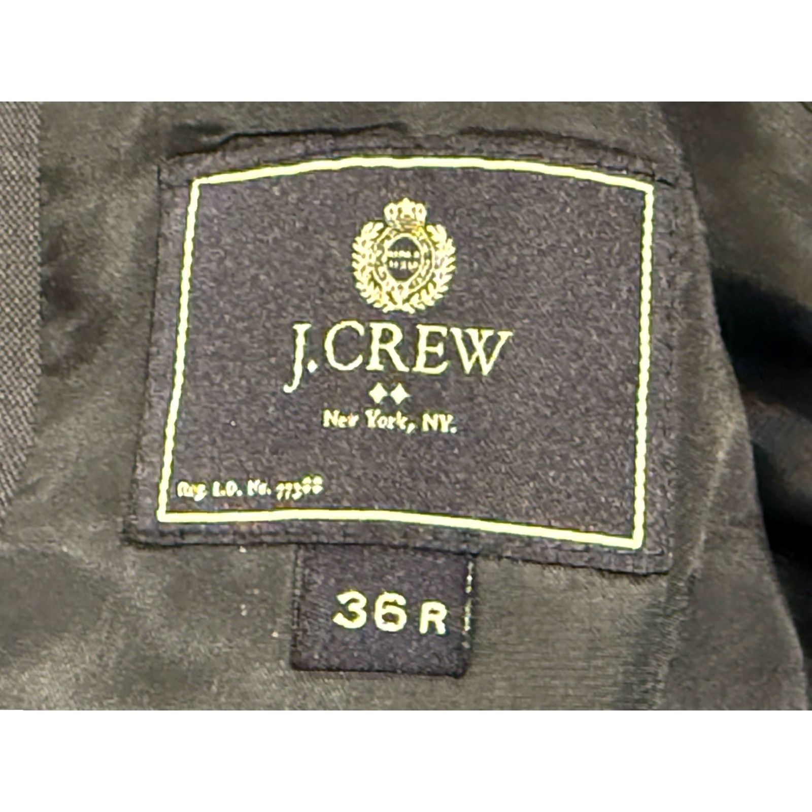 J.Crew J.CREW Thompson Jacket/Blazer 100% Wool Men 36R Blue Blazer Suit Jacket Shirt? Size 36R - 2 Thumbnail