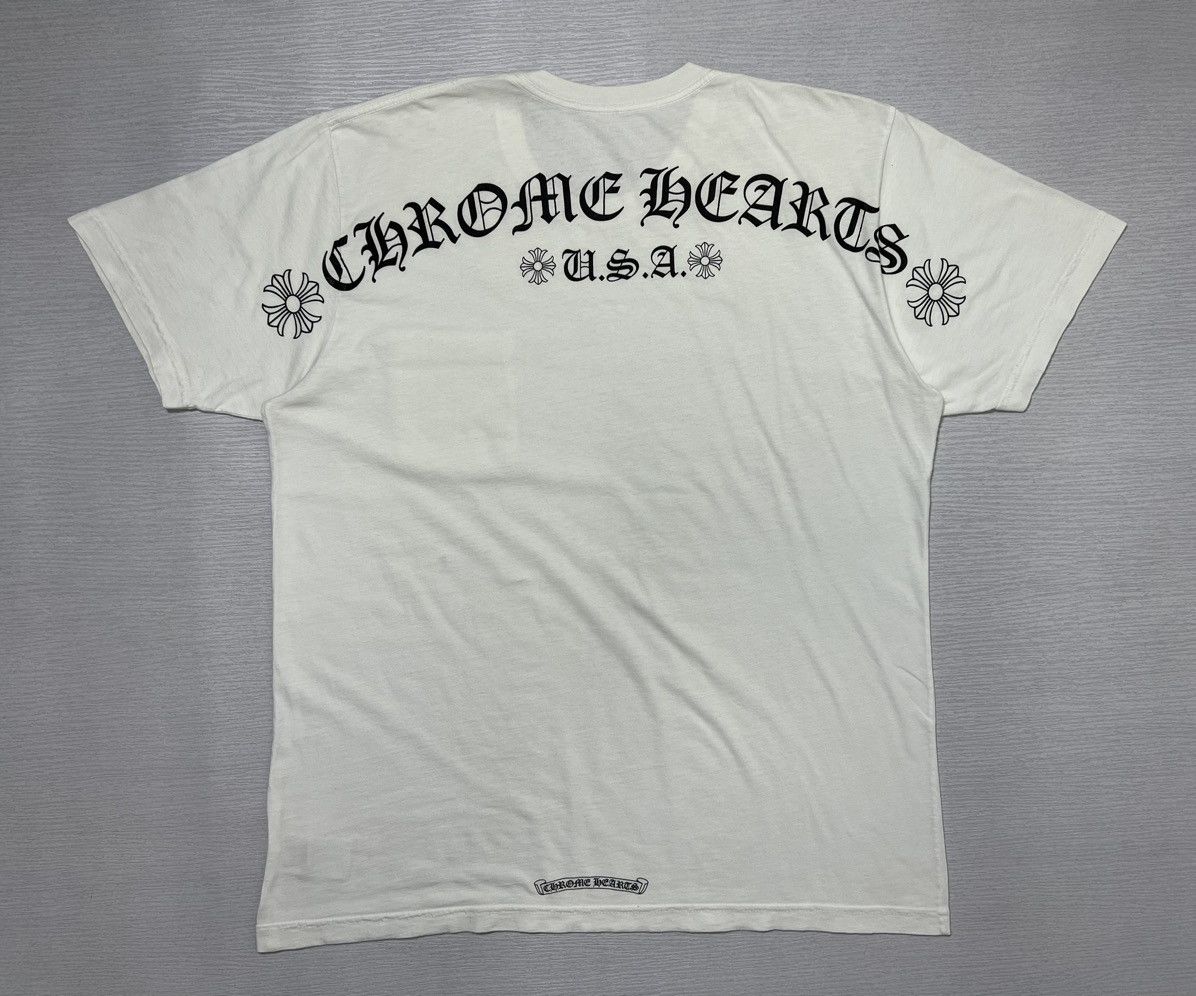 Chrome Hearts Chrome Hearts - U.S.A Exclusive Arc Logo Pocket T-Shirt Size US XL / EU 56 / 4 - 1 Thumbnail