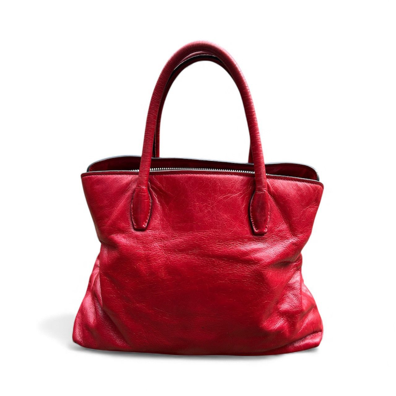 Miu Miu Miu Miu Leather Handbag Red Size ONE SIZE - 2 Thumbnail