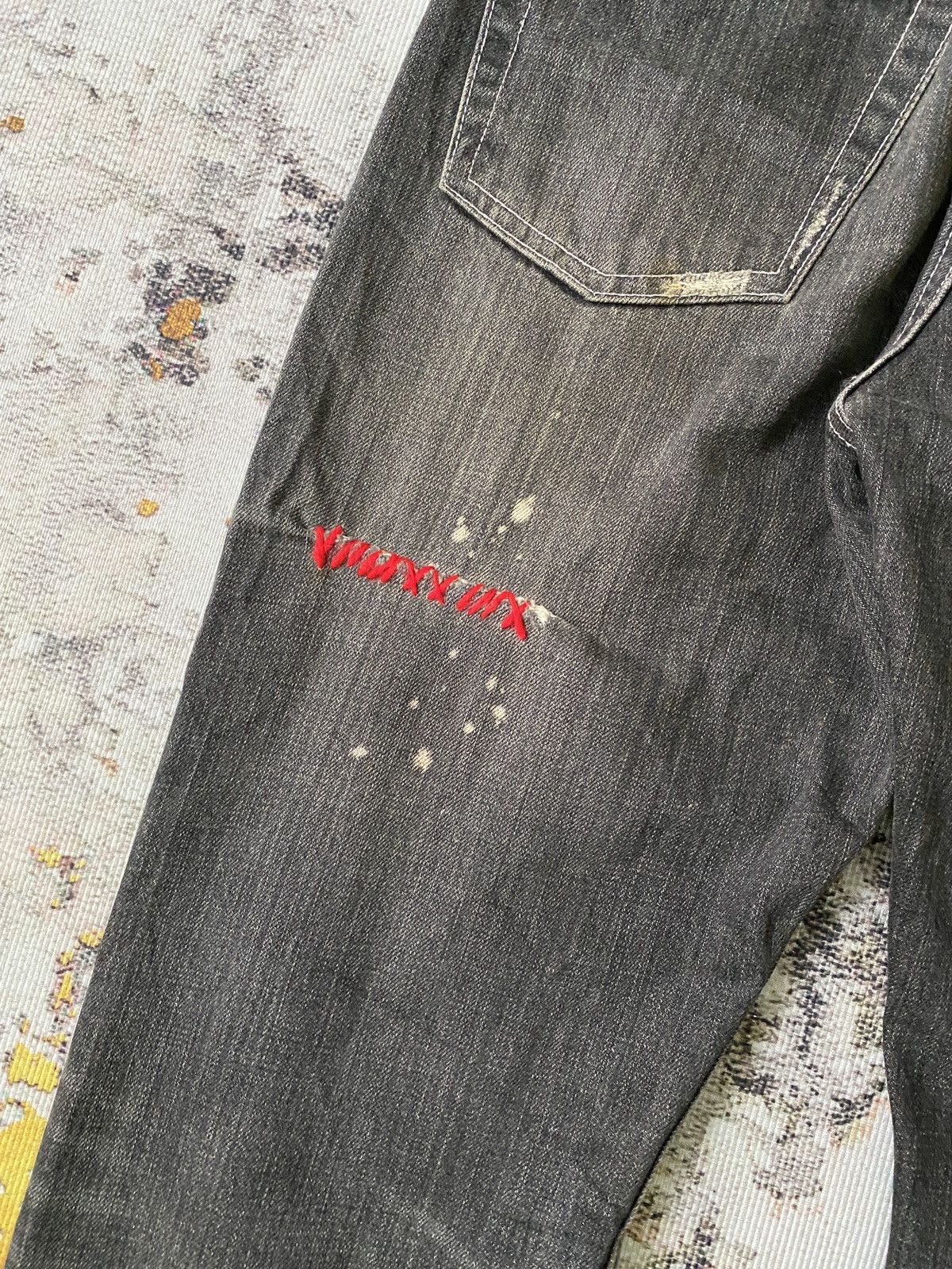 Undercover World Wide Love Japan Distressed Red Yarn Undercover Style Size US 30 / EU 46 - 13 Thumbnail