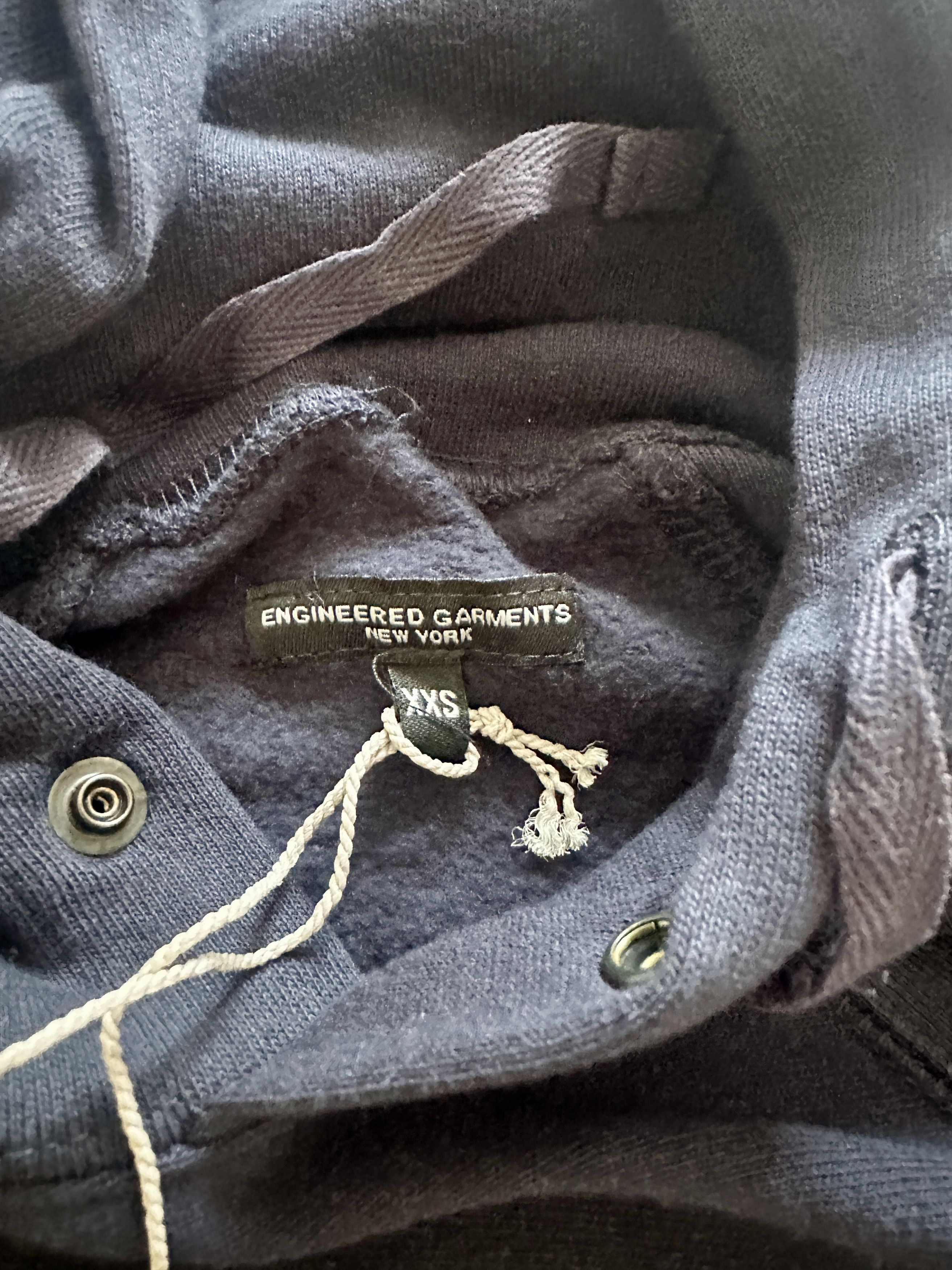 Engineered Garments Navy Raglan Hoodie Size US XXS / EU 40 - 4 Thumbnail