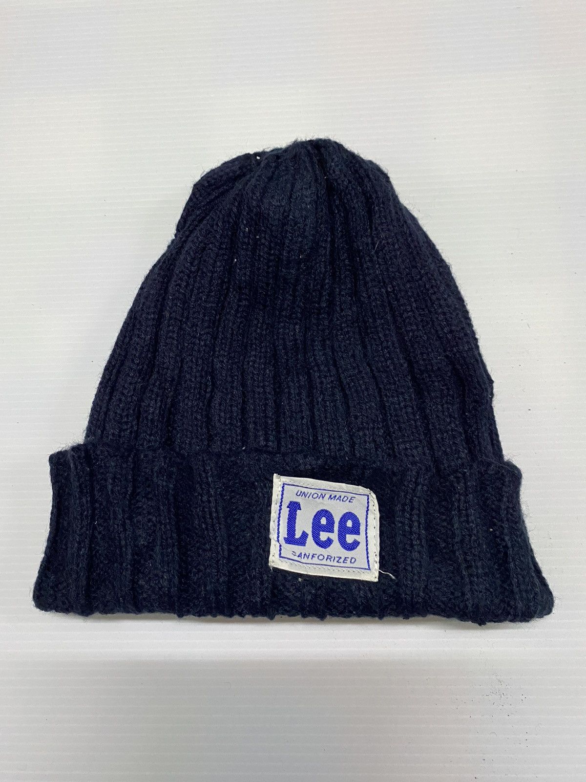 Lee × Vintage Vintage Lee Knitted Beanie Hat Size ONE SIZE - 1 Thumbnail