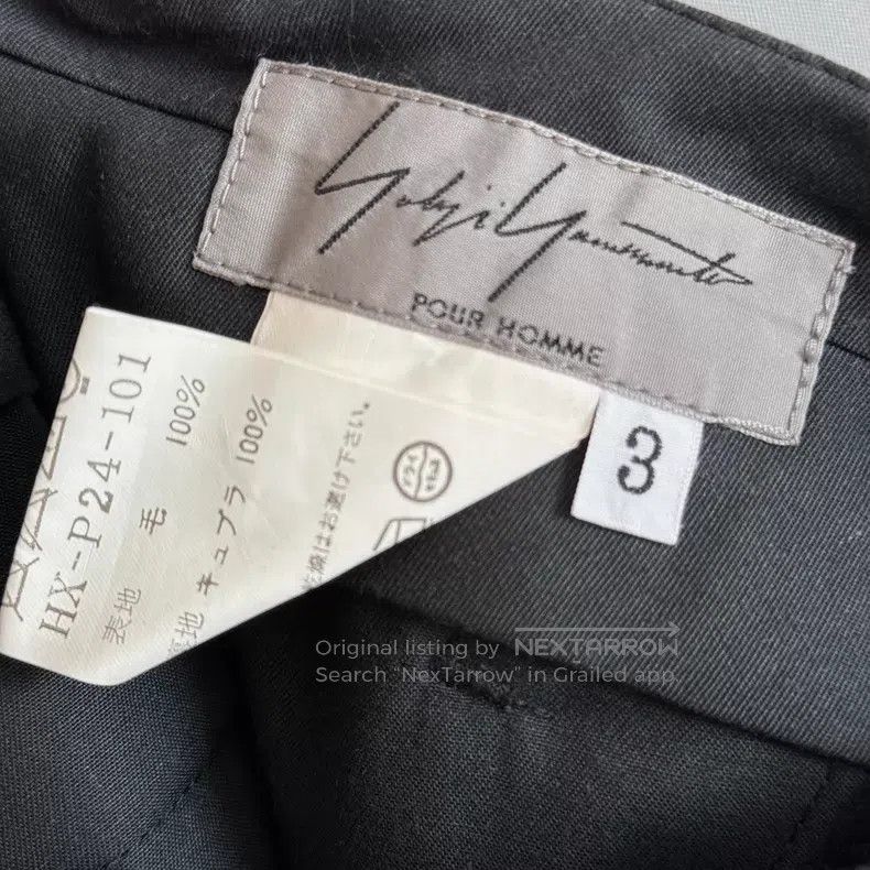 Yohji Yamamoto Yohji Yamamoto Size 3 07AW runway side zip straight pants| Size US 30 / EU 46 - 7 Thumbnail