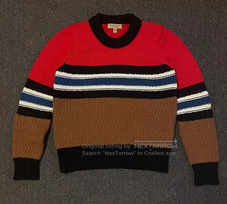 Burberry Burberry Plaid Wool Cashmere Sweater. Size US XS / EU 42 / 0 - 1 Thumbnail