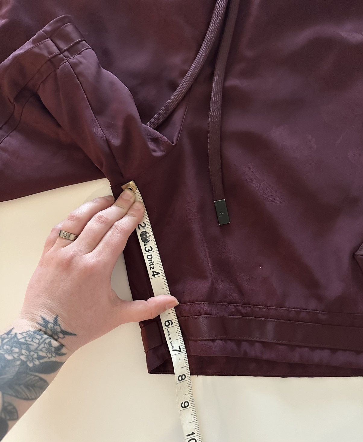 A Ma Maniere × Jordan Brand Jordan X A Ma Maniere Burgundy Jacquard Short Men’s S Floral Size US 31 - 3 Thumbnail