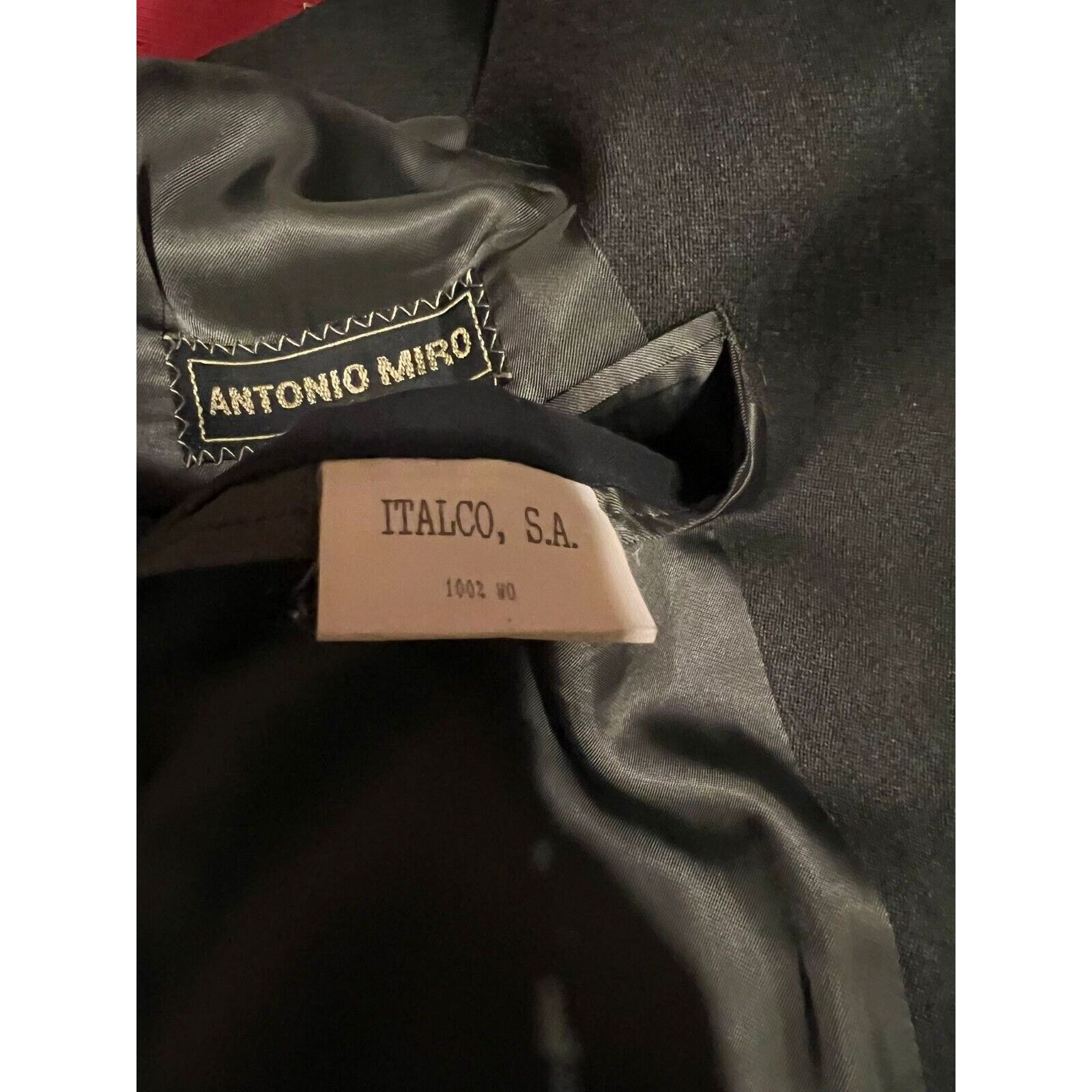 ANTONIO MIRO ANTONIO MIRO BARCELONA GREY 100% Wool BLAZER JACKET 44R Size 44R - 6 Thumbnail