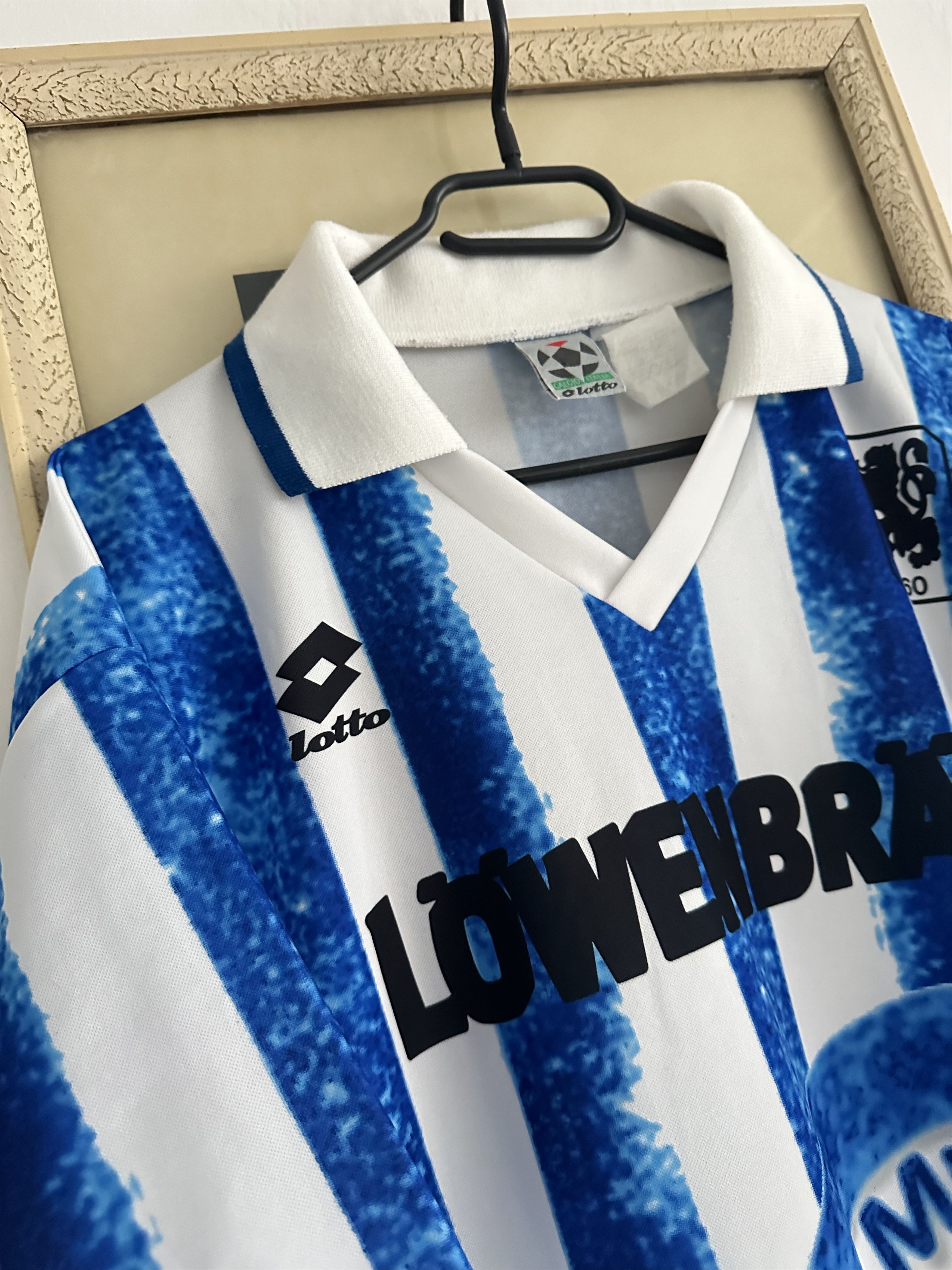 Vintage 1860 Munich football shirt 1994 Soccer Jersey Lotto Rare Size US XXL / EU 58 / 5 - 3 Thumbnail