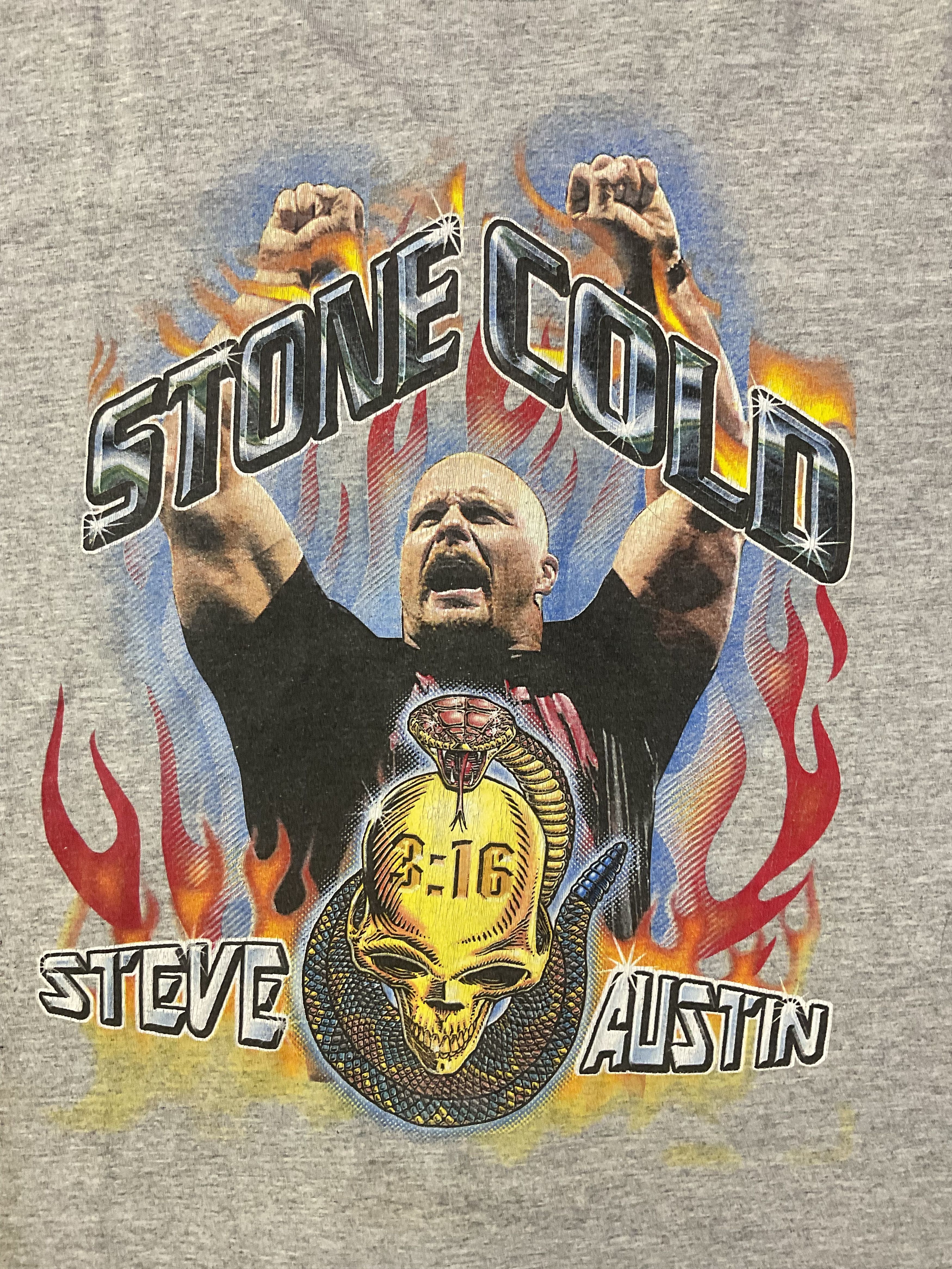 WWF Vintage 1999 WWF Rattlesnake Stone Cold Baseball Jersey Size US XXL / EU 58 / 5 - 4 Thumbnail