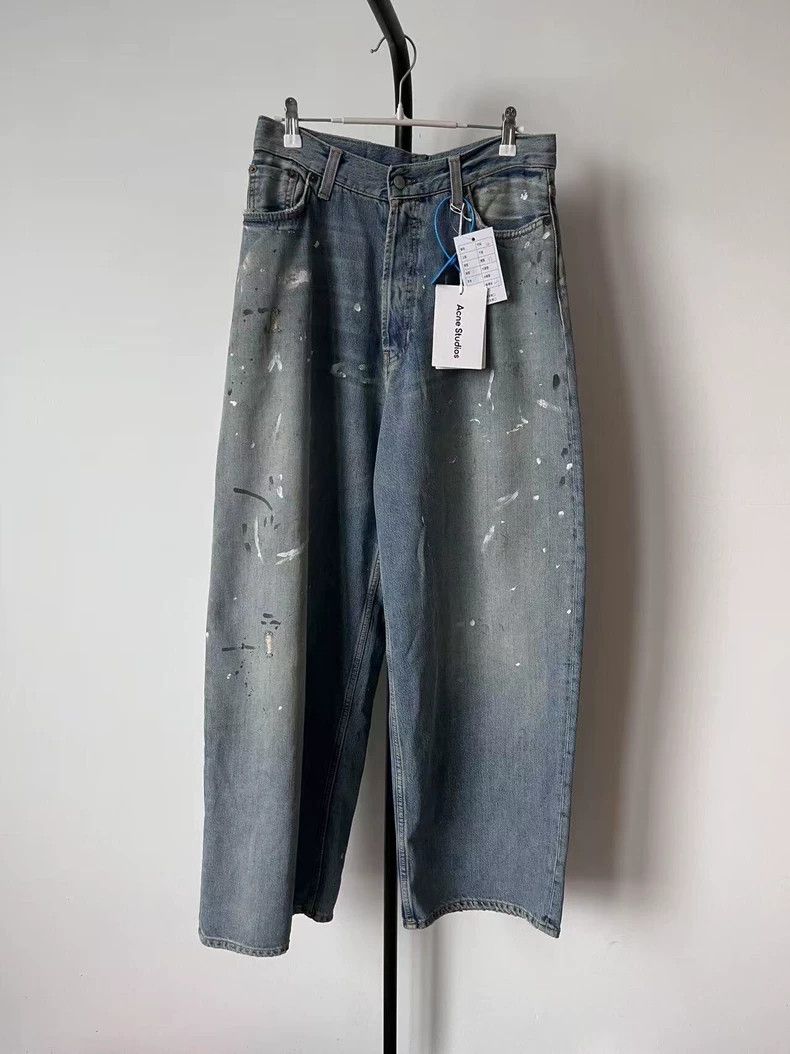 Acne Studios Acne Studios Mud-dyed waste soil rework jeans Size US 34 / EU 50 - 1 Thumbnail