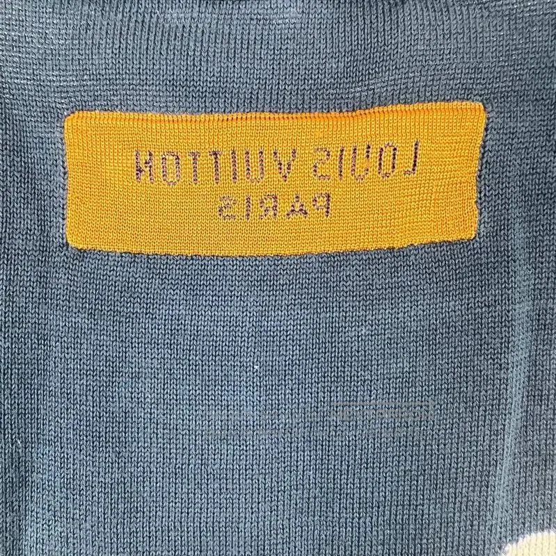 Louis Vuitton Louis Vuitton Blue Cotton Men's T-Shirt . Size US L / EU 52-54 / 3 - 4 Thumbnail