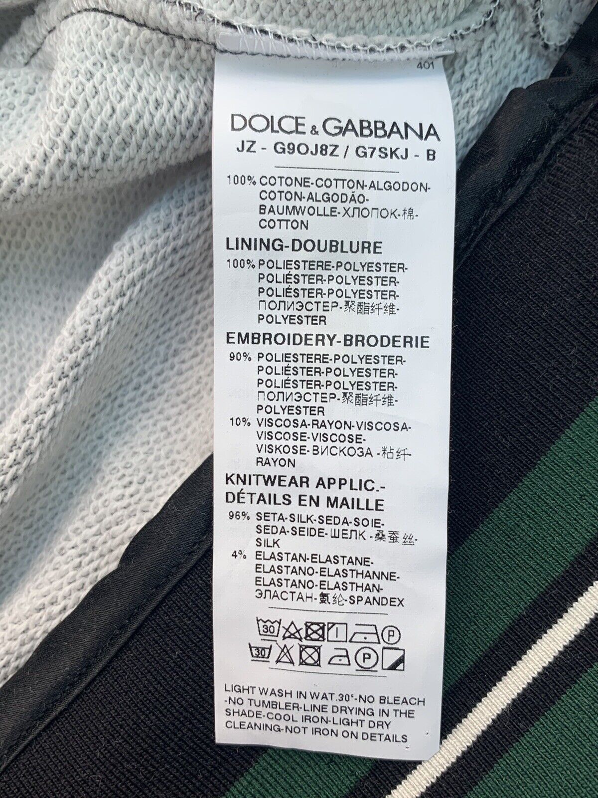 Dolce & Gabbana SIze-50/L New Dolce&Gabbana Men's Sweatshirt Size US L / EU 52-54 / 3 - 10 Thumbnail