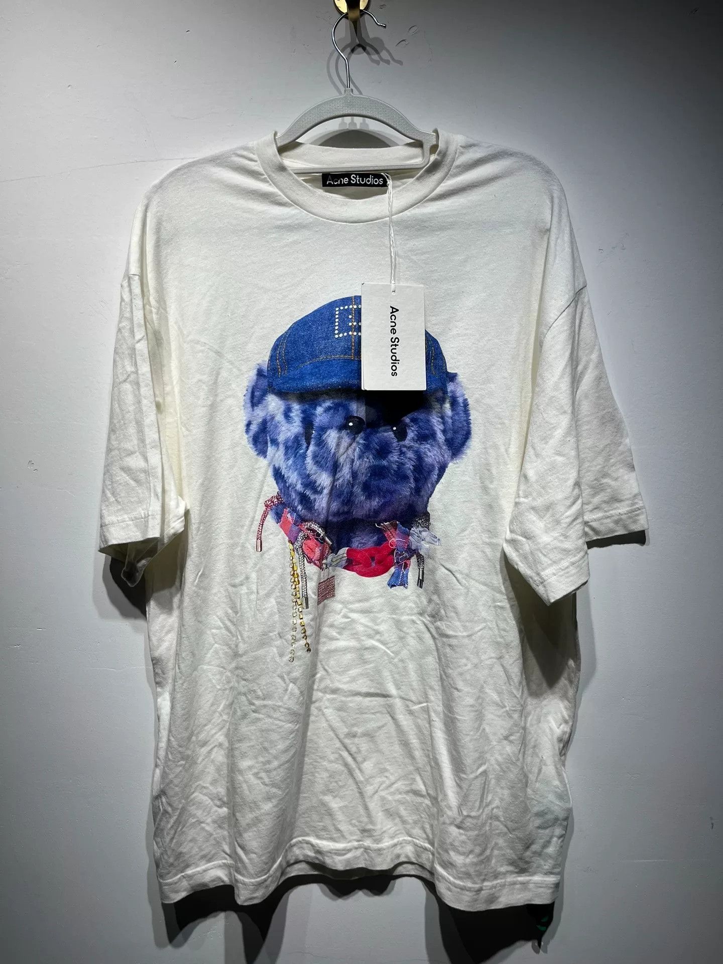 Acne Studios Acne Studios Printed White T-Shirt M Men Size US M / EU 48-50 / 2 - 1 Thumbnail