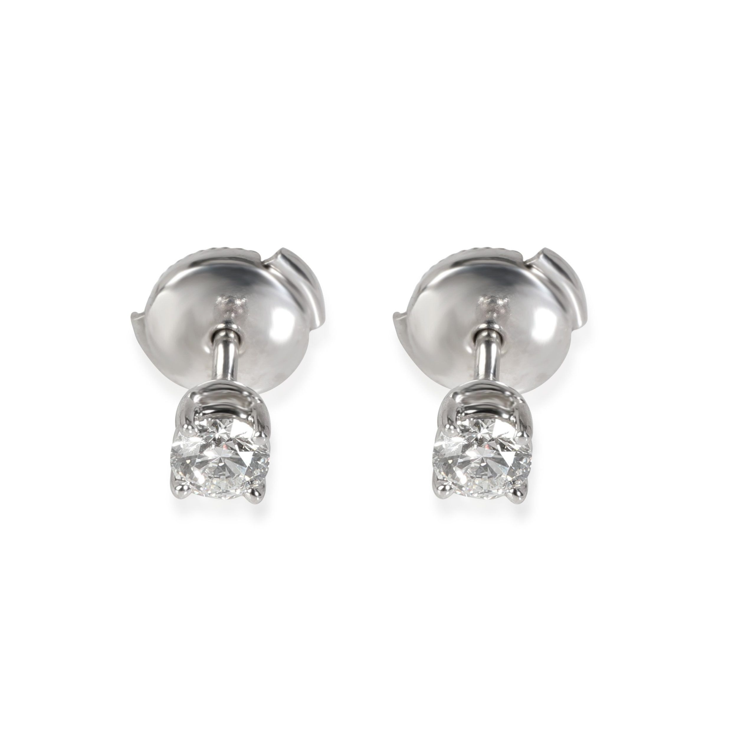 Tiffany & Co. Diamond Stud Earring in Platinum E IF 0.46 CTW