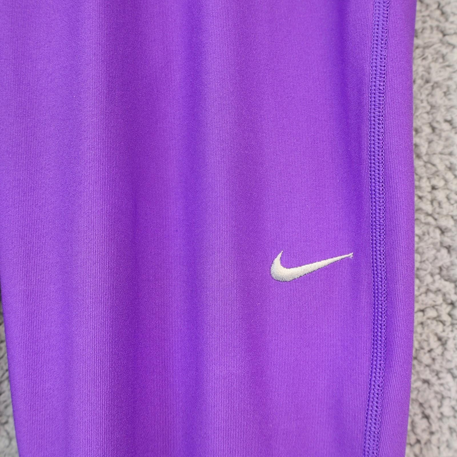 Nike Nike Dri Fit Womens Medium Running Purple Gym Atheleisure Size 32" / US 10 / IT 46 - 6 Thumbnail