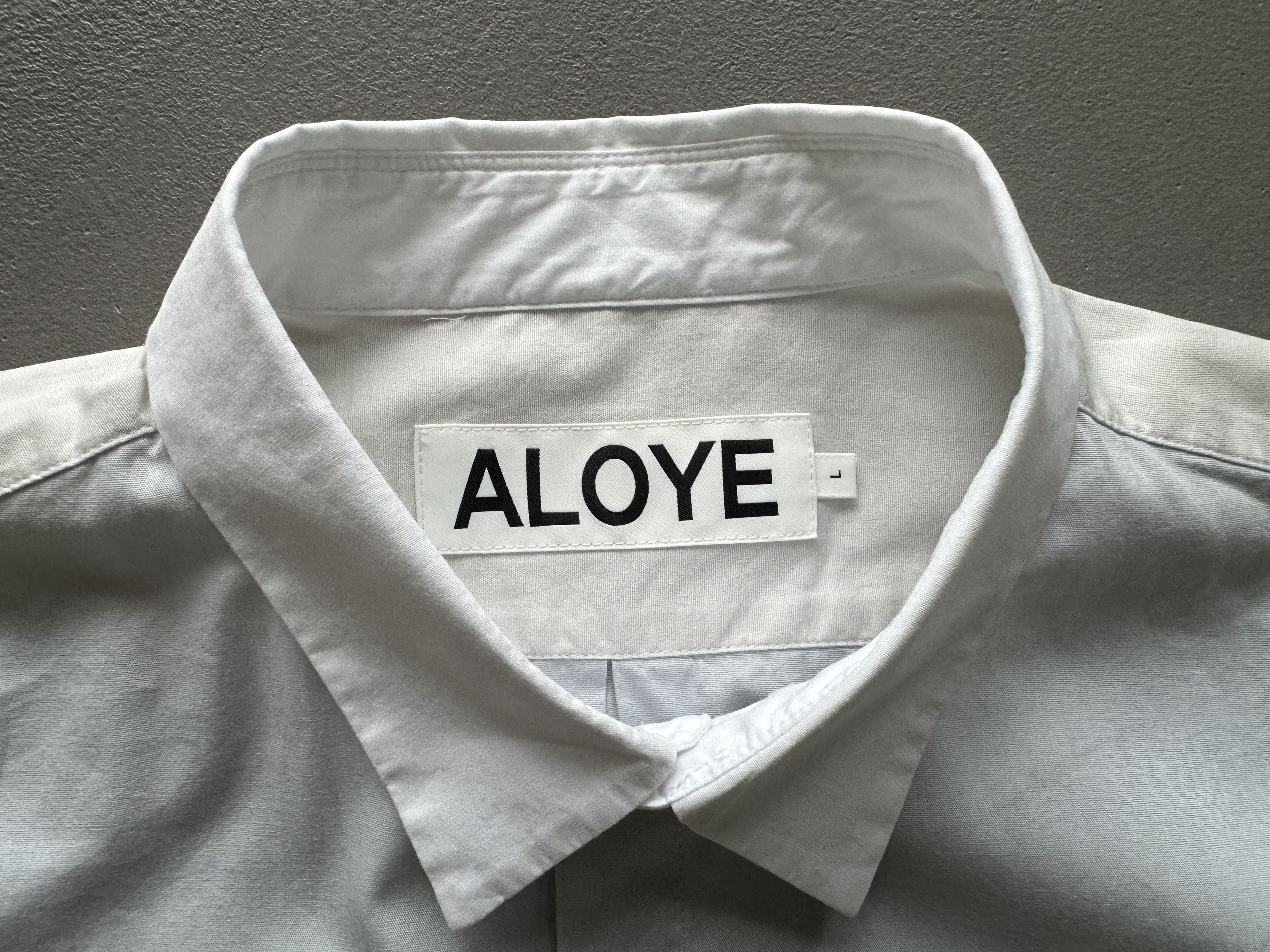 Japanese Brand ALOYE Short Sleeve Panelled Shirt, Neon Pocket Size US M / EU 48-50 / 2 - 3 Thumbnail
