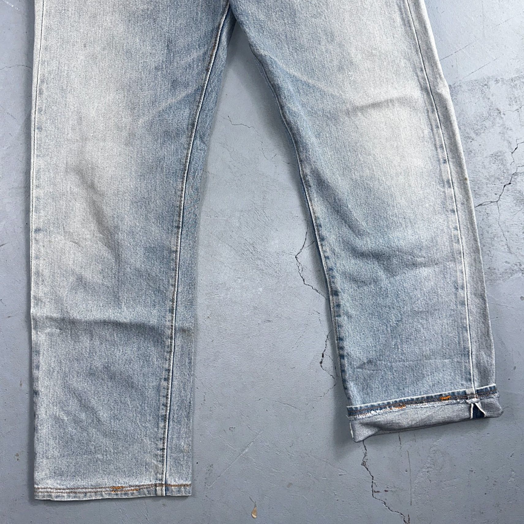 Levi's Levis 501 Vintage 80s Redline Selvedge USA XX Jeans Light Wash 1980s Act 30x29 Size US 30 / EU 46 - 3 Thumbnail