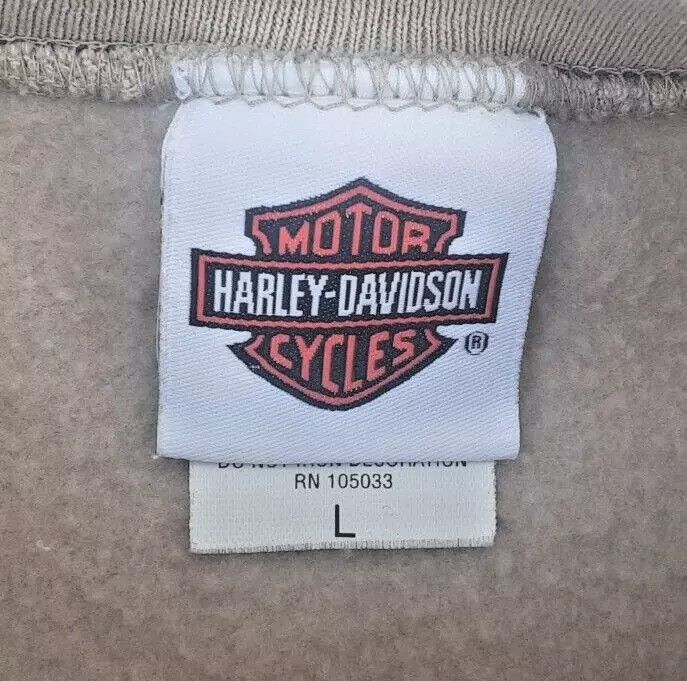 Harley Davidson Vintage Y2K 2000s Harley Davidson Sweatshirt USA Pocket Size US L / EU 52-54 / 3 - 4 Thumbnail