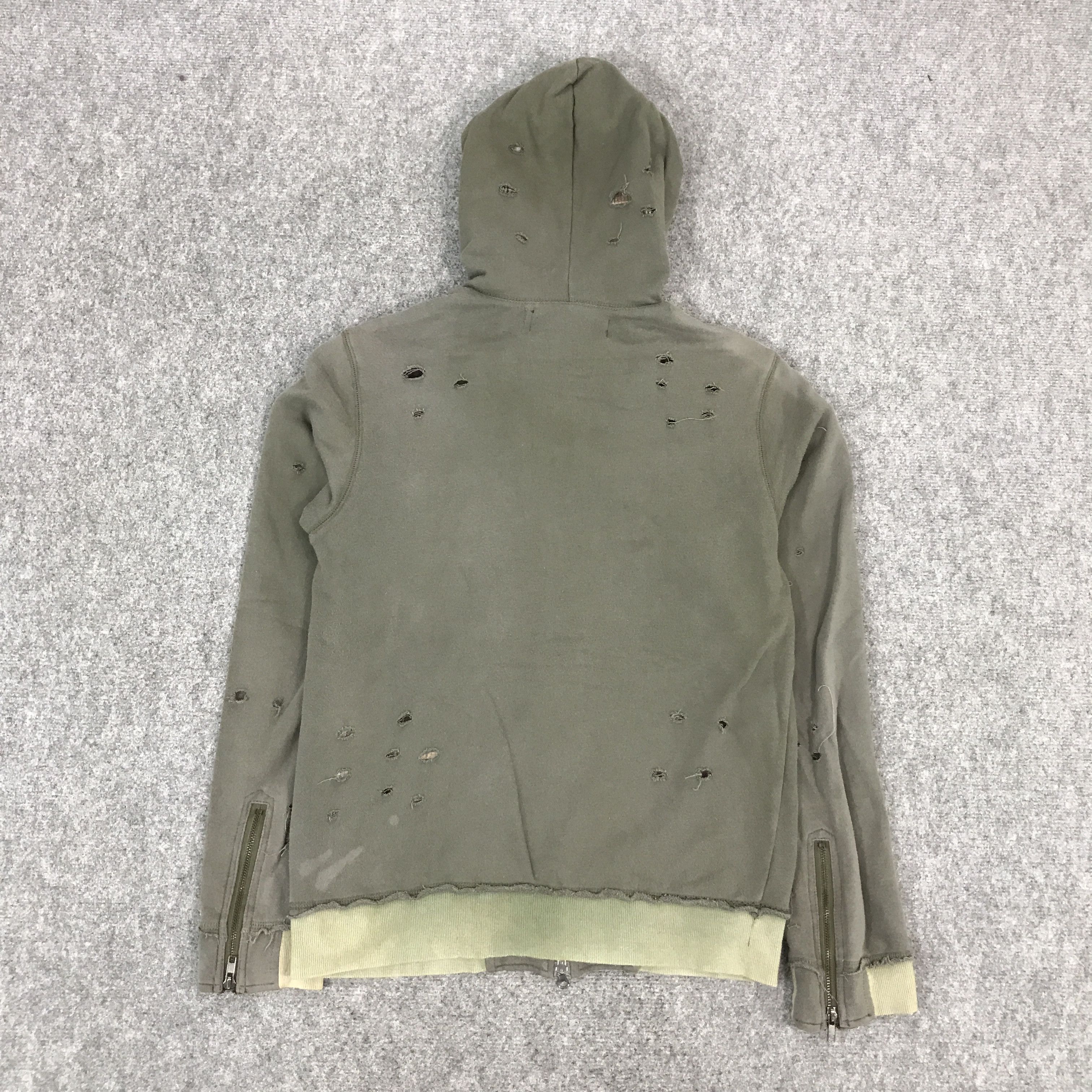 If Six Was Nine × Japanese Brand × KMRii JAPAN BREATHMINT DISTRESSED SHOOT DESIGN HOODIES JACKET Size US M / EU 48-50 / 2 - 2 Thumbnail