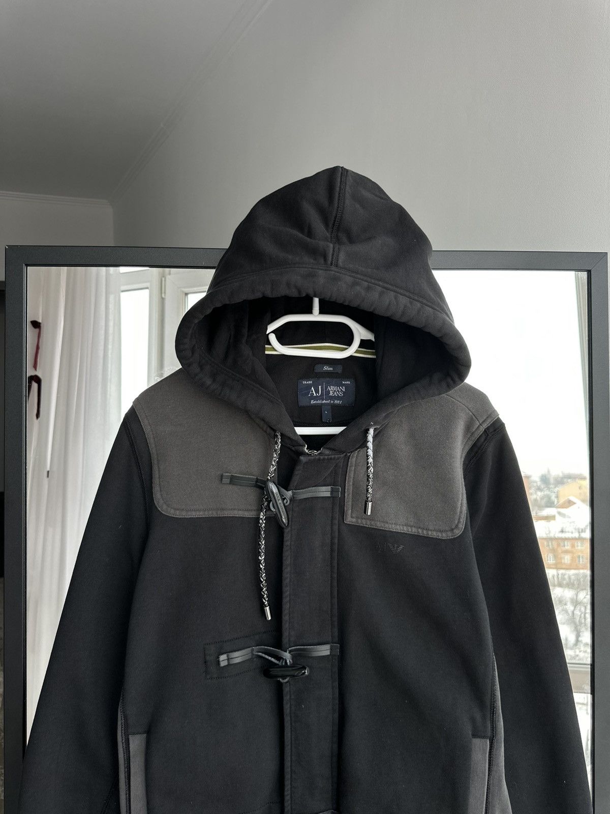 Armani Armani Jeans Duffle Zip Hoodie Mens Sz M-L Size US M / EU 48-50 / 2 - 8 Thumbnail