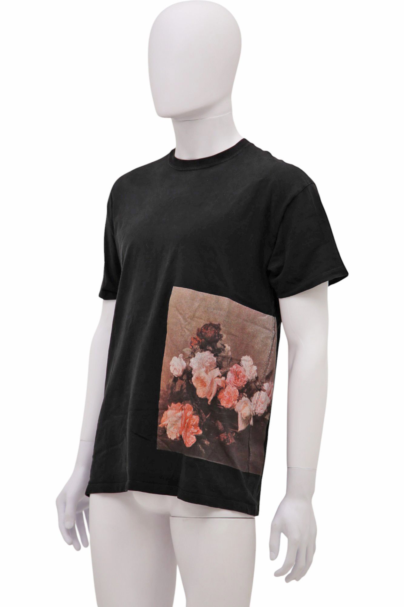 Raf Simons S/S 2018 New Order Black Tee Size US M / EU 48-50 / 2 - 2 Thumbnail