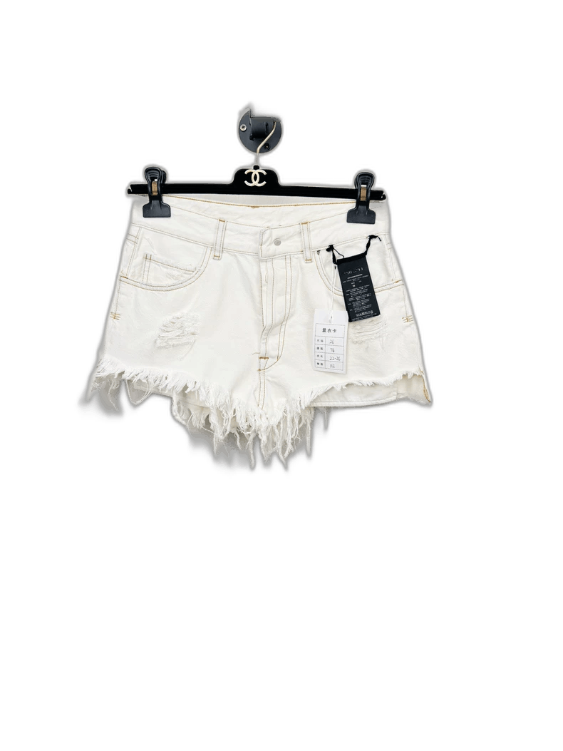 Gallery Dept. Unravel Project Denim Shorts Size 26" / US 2 / IT 38 - 1 Thumbnail