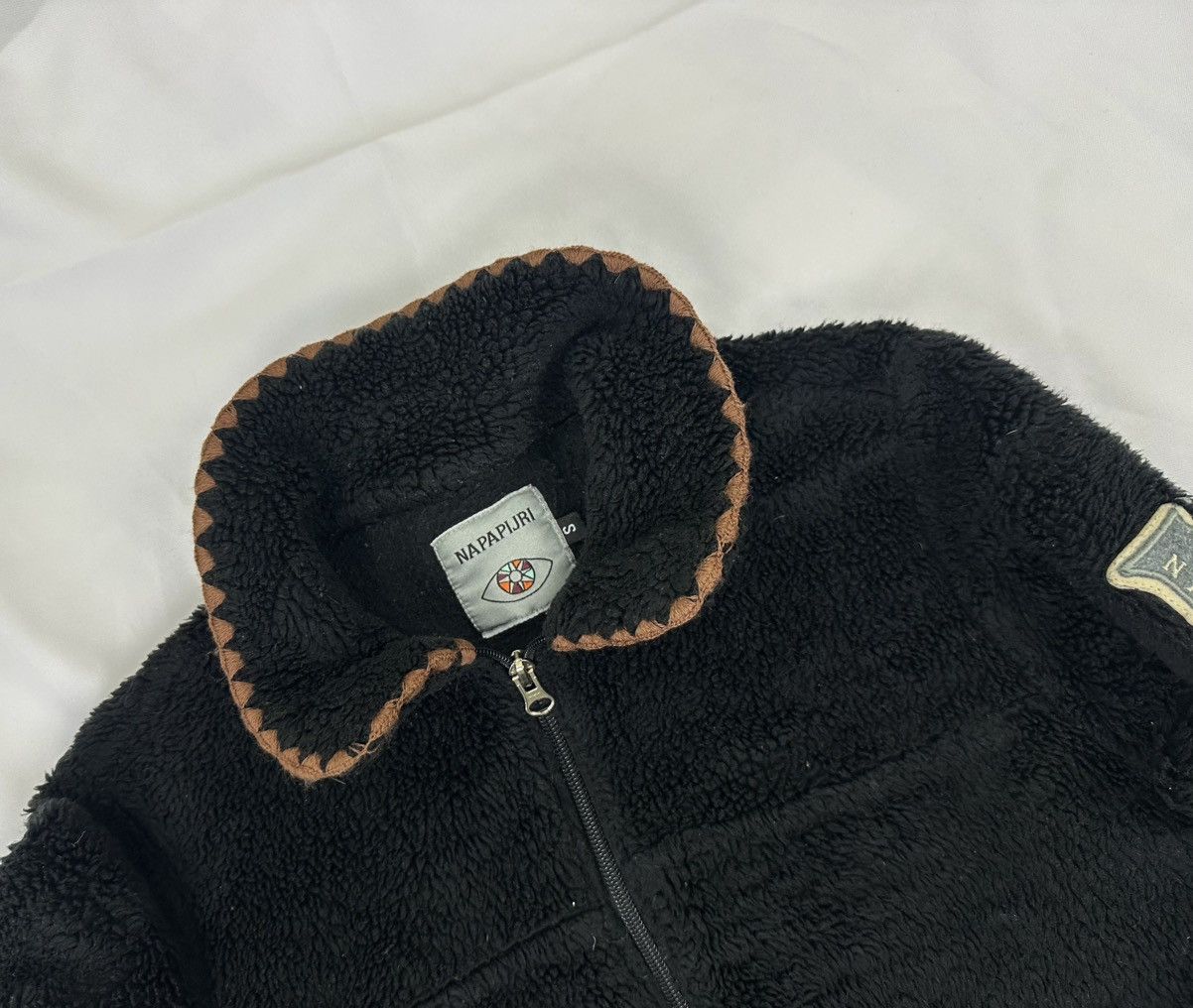 Napapijri Vintage Women’s Napapijri Sherpa Fleece Made In Italy Size S Size S / US 4 / IT 40 - 5 Thumbnail