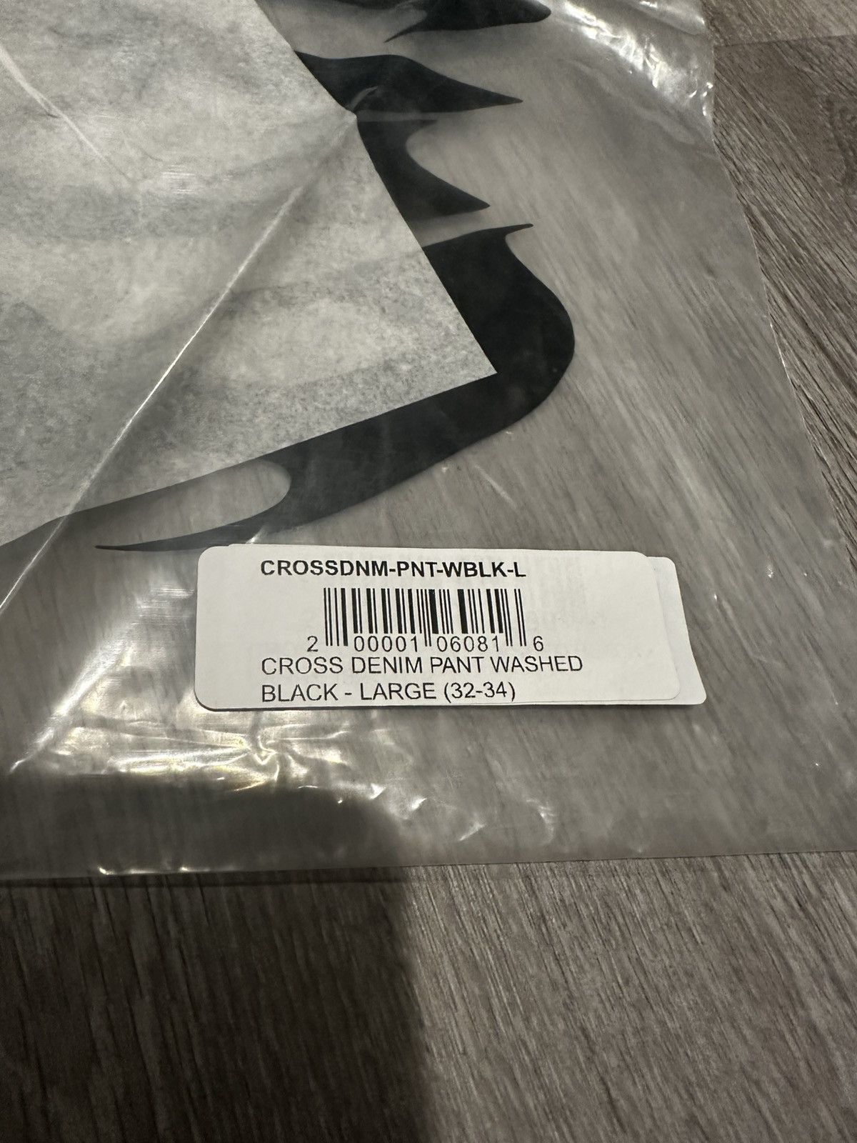 Revenge Revenge Cross Denim Black - 32 Size US 32 / EU 48 - 15 Thumbnail