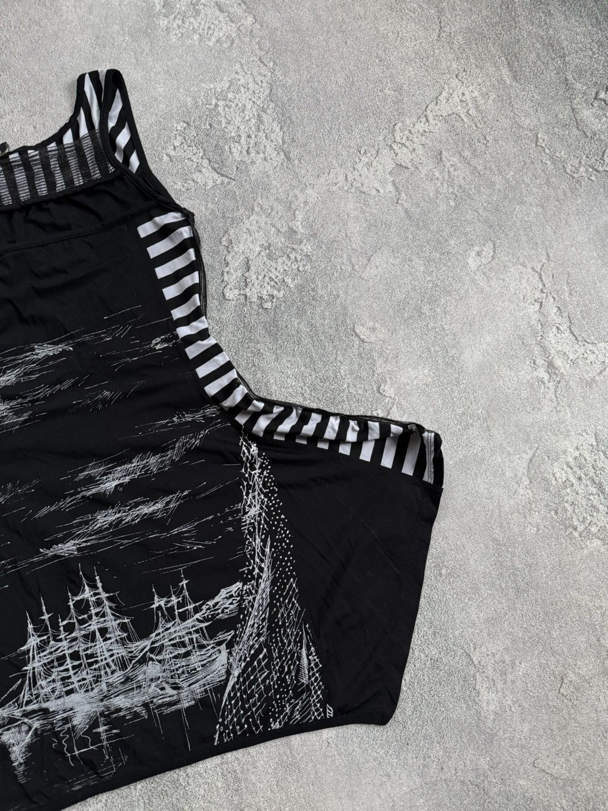 Other Save the queen all printed ship 🛳️ dress 👗 sleeveless Size S / US 4 / IT 40 - 14 Thumbnail