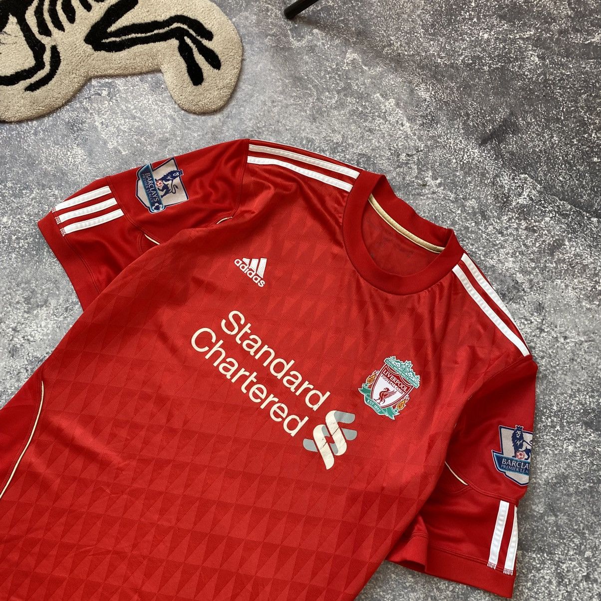 Other Vintage Adidas Liverpool 2010 Home soccer jersey Size US XL / EU 56 / 4 - 2 Thumbnail