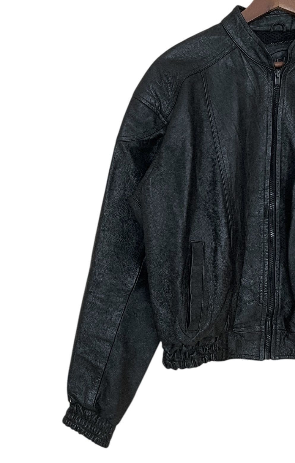 Vintage Vintage Racing Brand Bell Motorcycle Leather Jacket 1990s Size US XXL / EU 58 / 5 - 3 Thumbnail