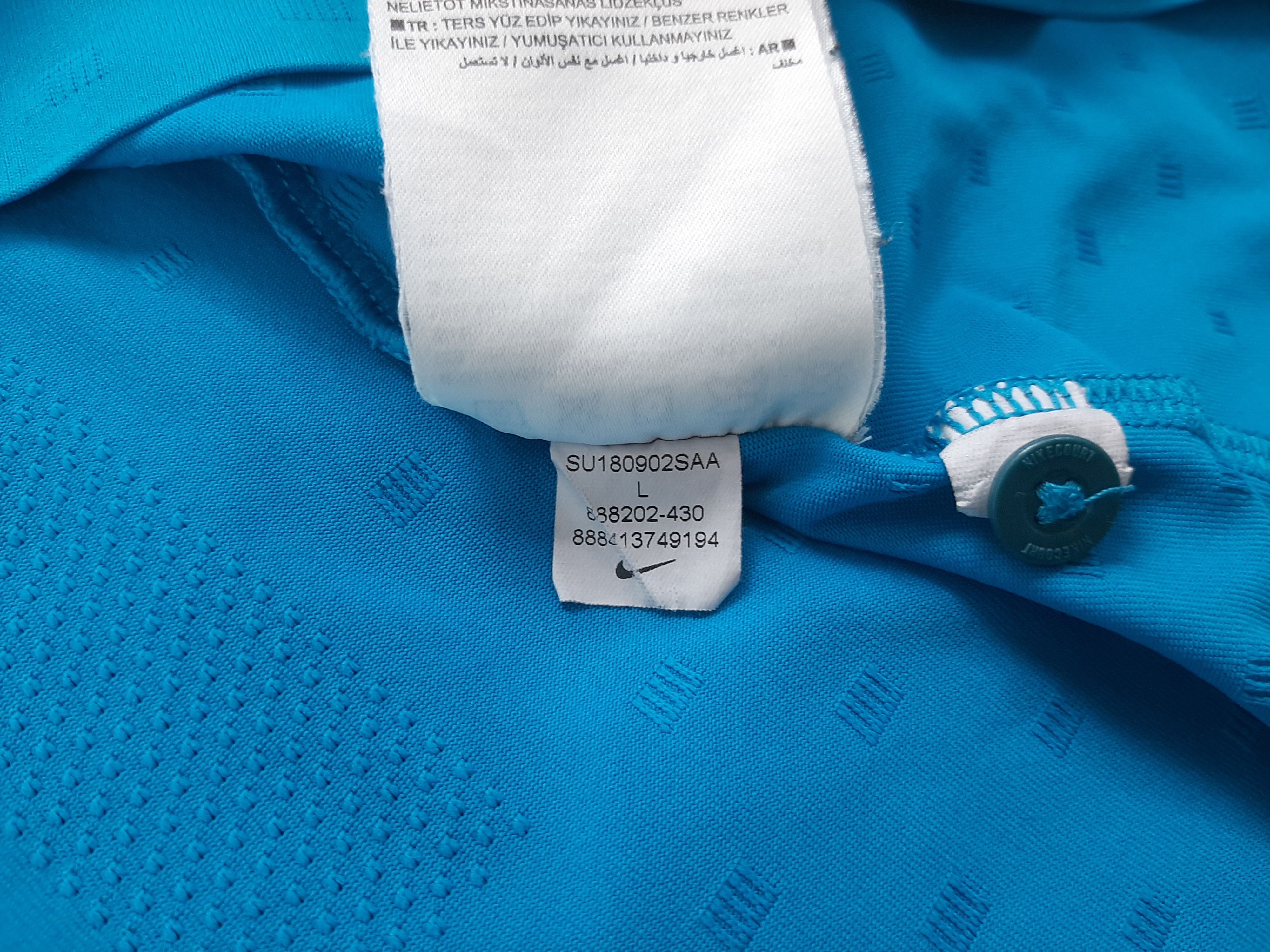 Nike Nike Roger Federer RF 2018 Stuttgart Winner Jersey Shirt L Size US L / EU 52-54 / 3 - 12 Thumbnail