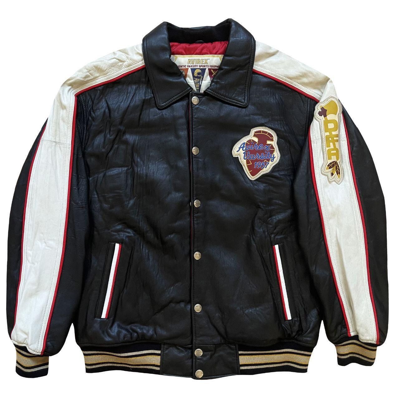 Avirex Avirex Sioux Leather Varsity Jacket Size US L / EU 52-54 / 3 - 2 Thumbnail