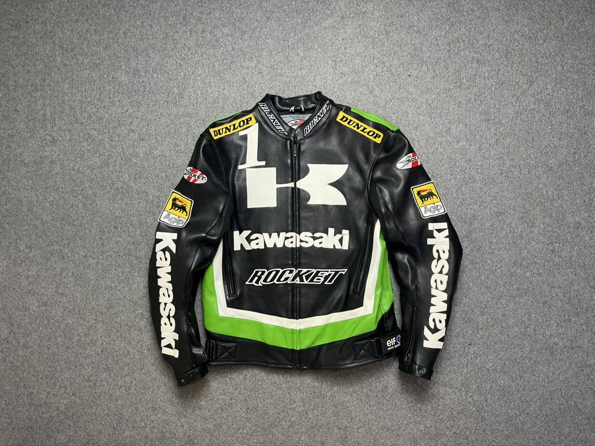 Joe Rocket Kawasaki Leather Jacket Kawasaki Rocket Leather Biker