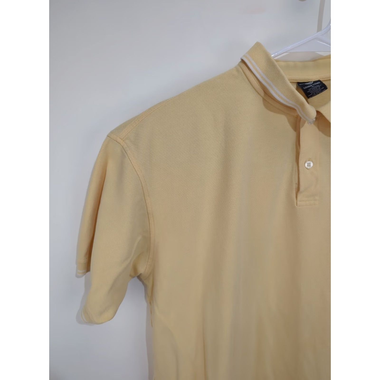 Vintage VINTAGE Warner Bros Polo Shirt XL Yellow Short Sleeve Embroidered Marvin the Martian Logo Golf Shirt Mens Regular XS? Size US XL / EU 56 / 4 - 4 Thumbnail