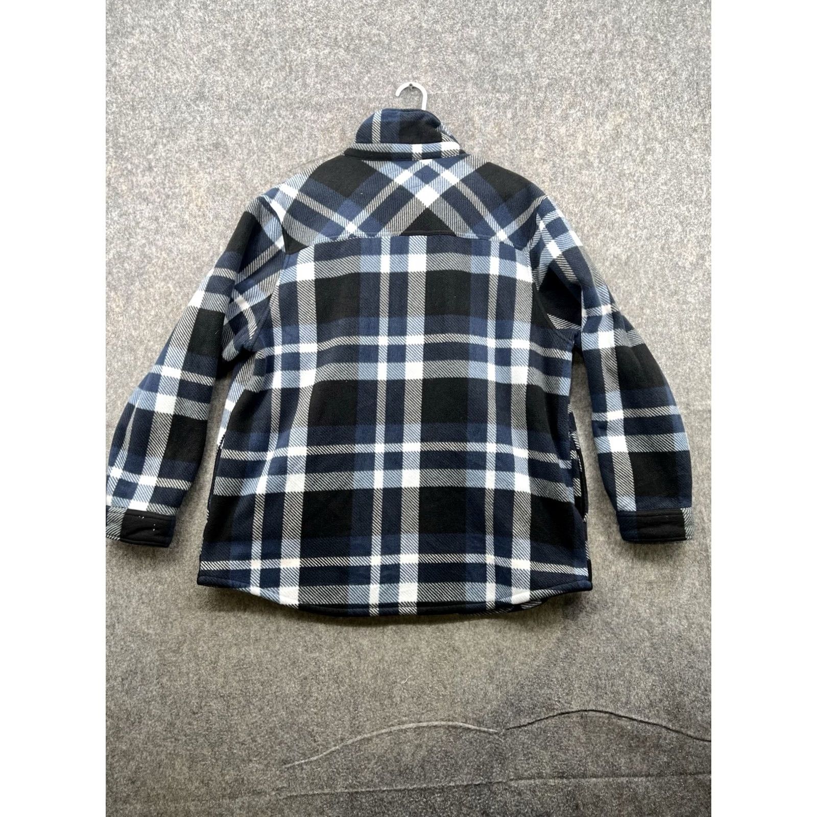 Vintage Freedom Foundry Men’s Blue Plaid Sherpa Lined Button Up Fleece Jacket XL Size Blue Plaid Sherpa Lined Jacket Mens Size US XL / EU 56 / 4 - 8 Thumbnail