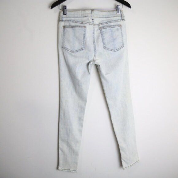 Rag & Bone Rag & Bone Zipper Capri Distressed Shredded Bleachout Jean Size 29" - 11 Thumbnail
