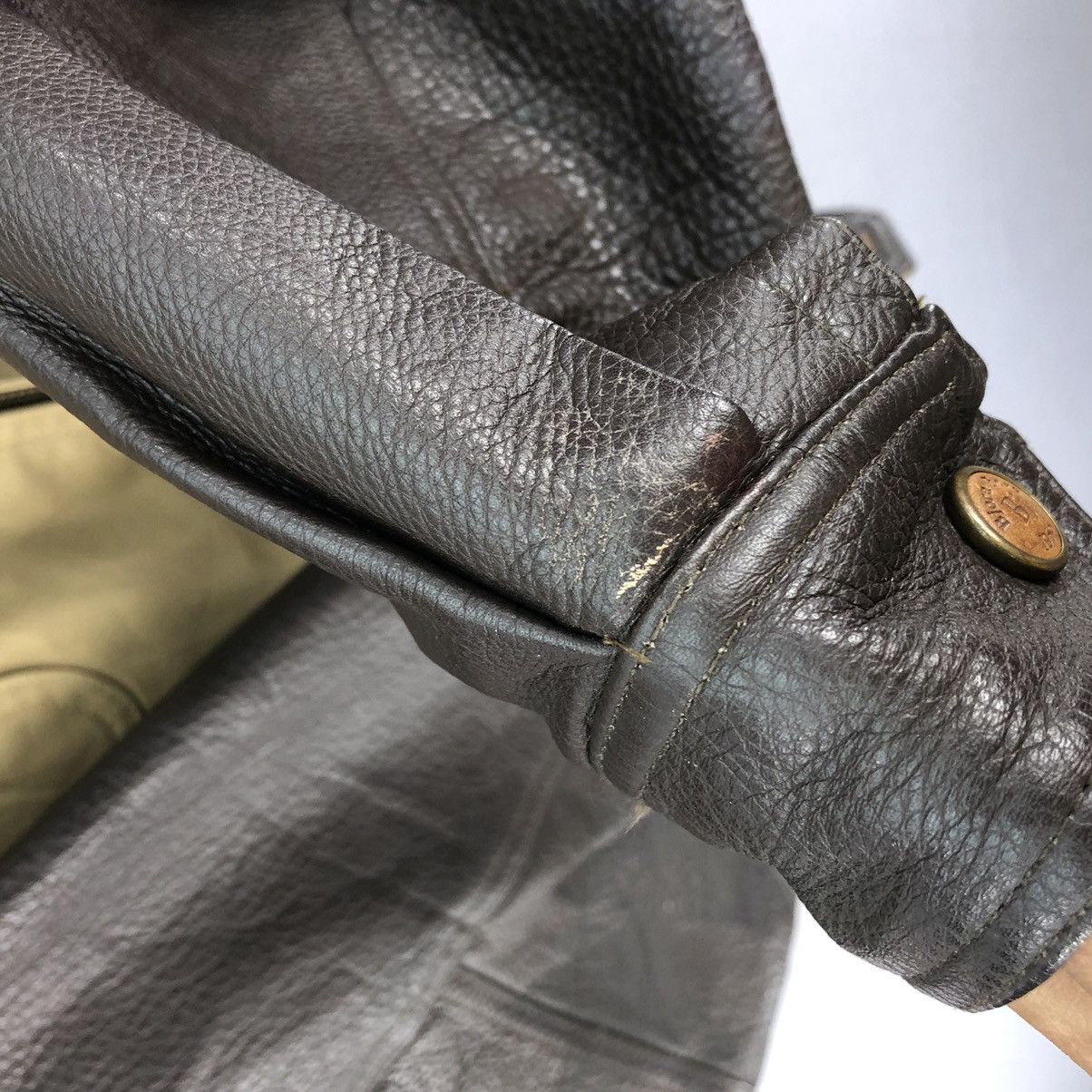Bjorn Borg Vintage 90’s Bjorn Borg Leather Sleeve Jacket Size US XXL / EU 58 / 5 - 16 Thumbnail