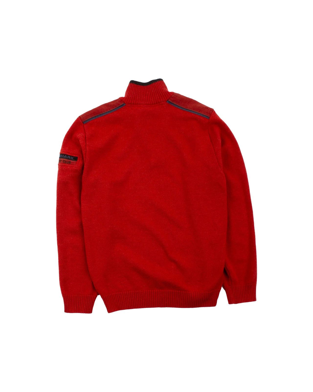 Paul & Shark Paul & Shark Yachting Quarter Zip Wool Sweater Red Size M Size US M / EU 48-50 / 2 - 2 Thumbnail