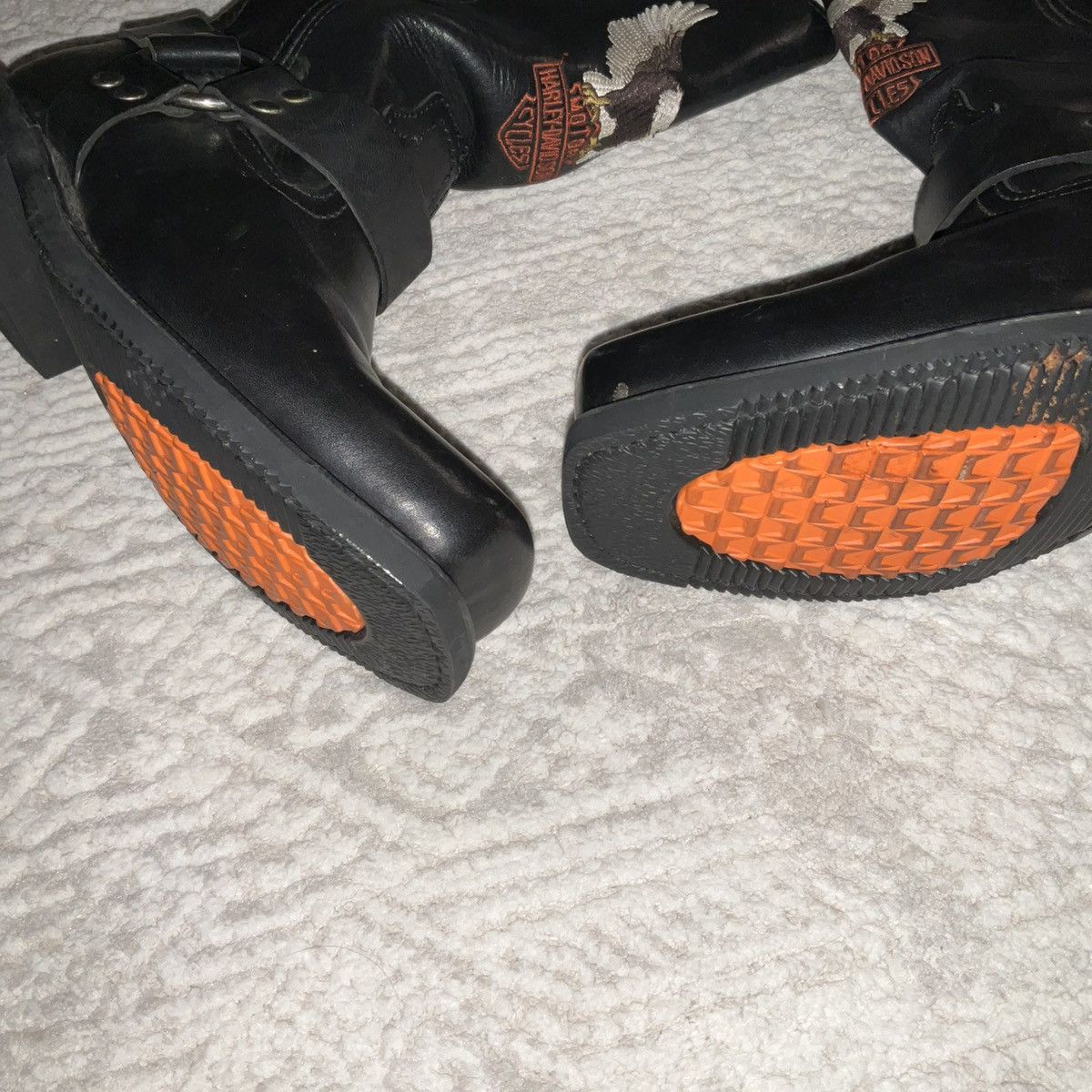 Harley Davidson Harley Davidson Leather Squared Toe Boots Mens size 7.5 Size US 7.5 / EU 40-41 - 5 Thumbnail