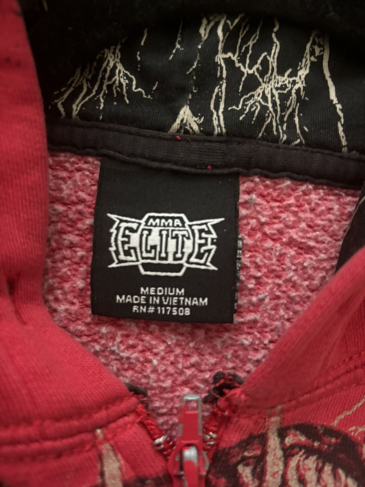 Vintage MMA Elite Skull Zip up Size US M / EU 48-50 / 2 - 4 Thumbnail