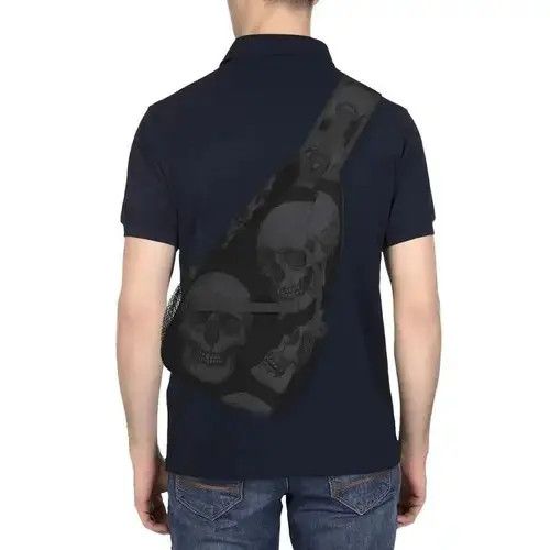 Other Skulls Shoulder Backpacks Travel Chest Bag Size ONE SIZE - 1 Thumbnail