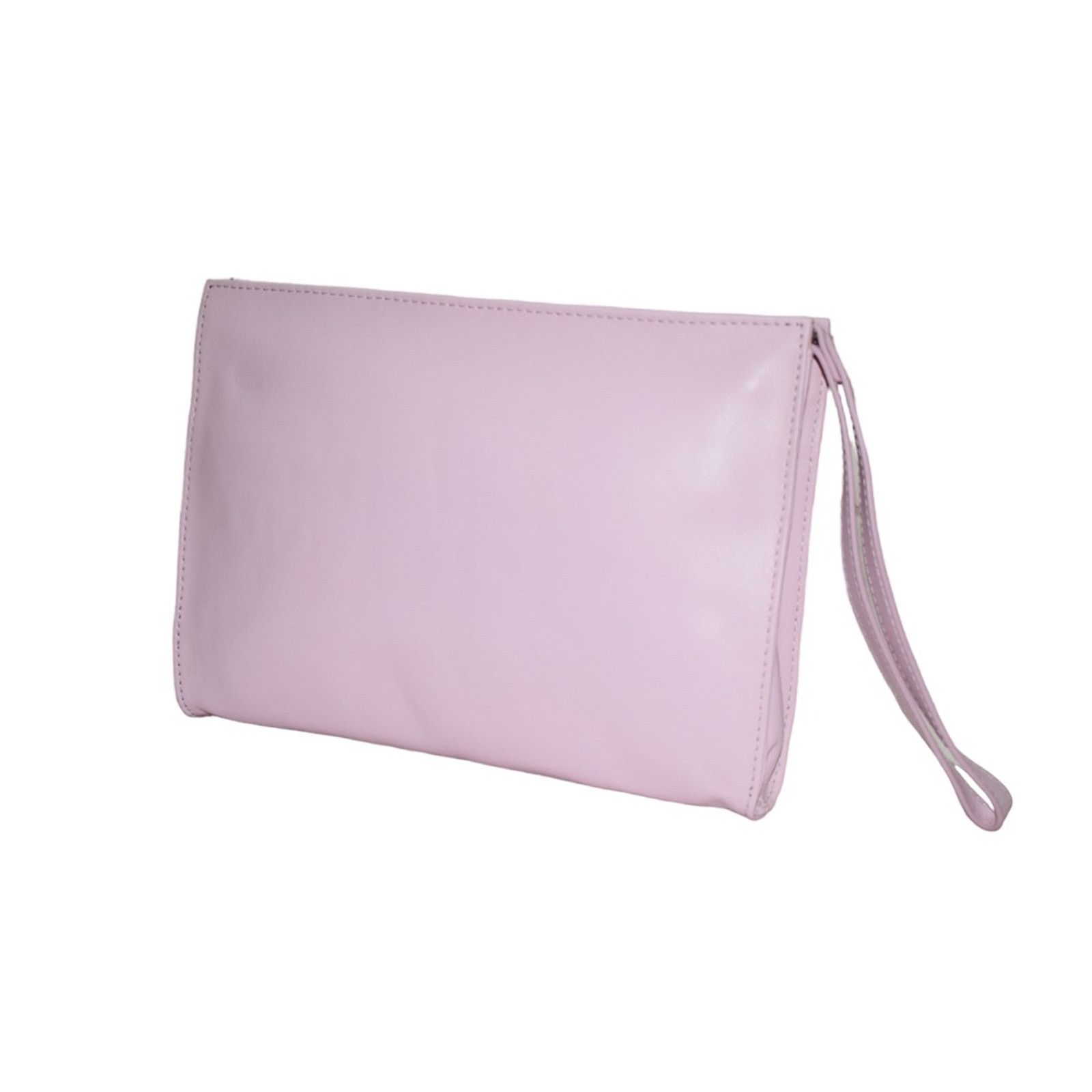 Handmade New Pink Leather Clutch Bag Size ONE SIZE - 4 Thumbnail