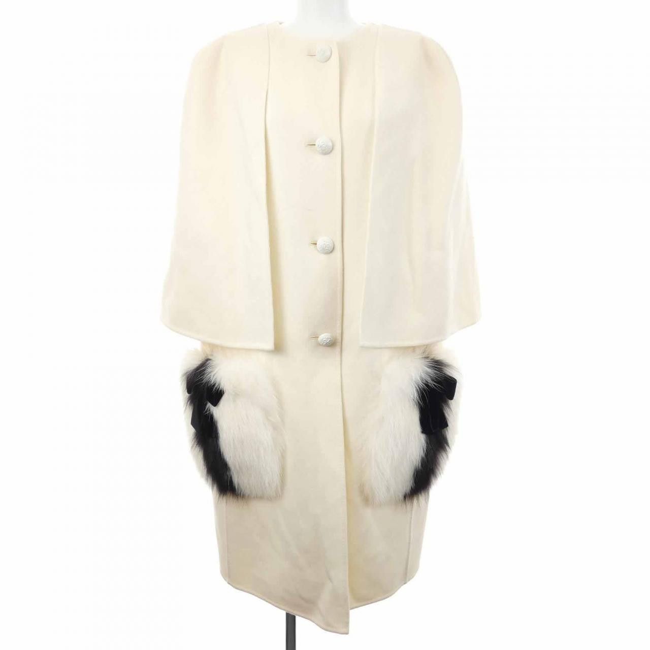 Fendi Fendi Fendi Fox Fur Pocket Coat Fur Outerwear FF8522W1D DUTY FREE for USA Size ONE SIZE - 1 Thumbnail